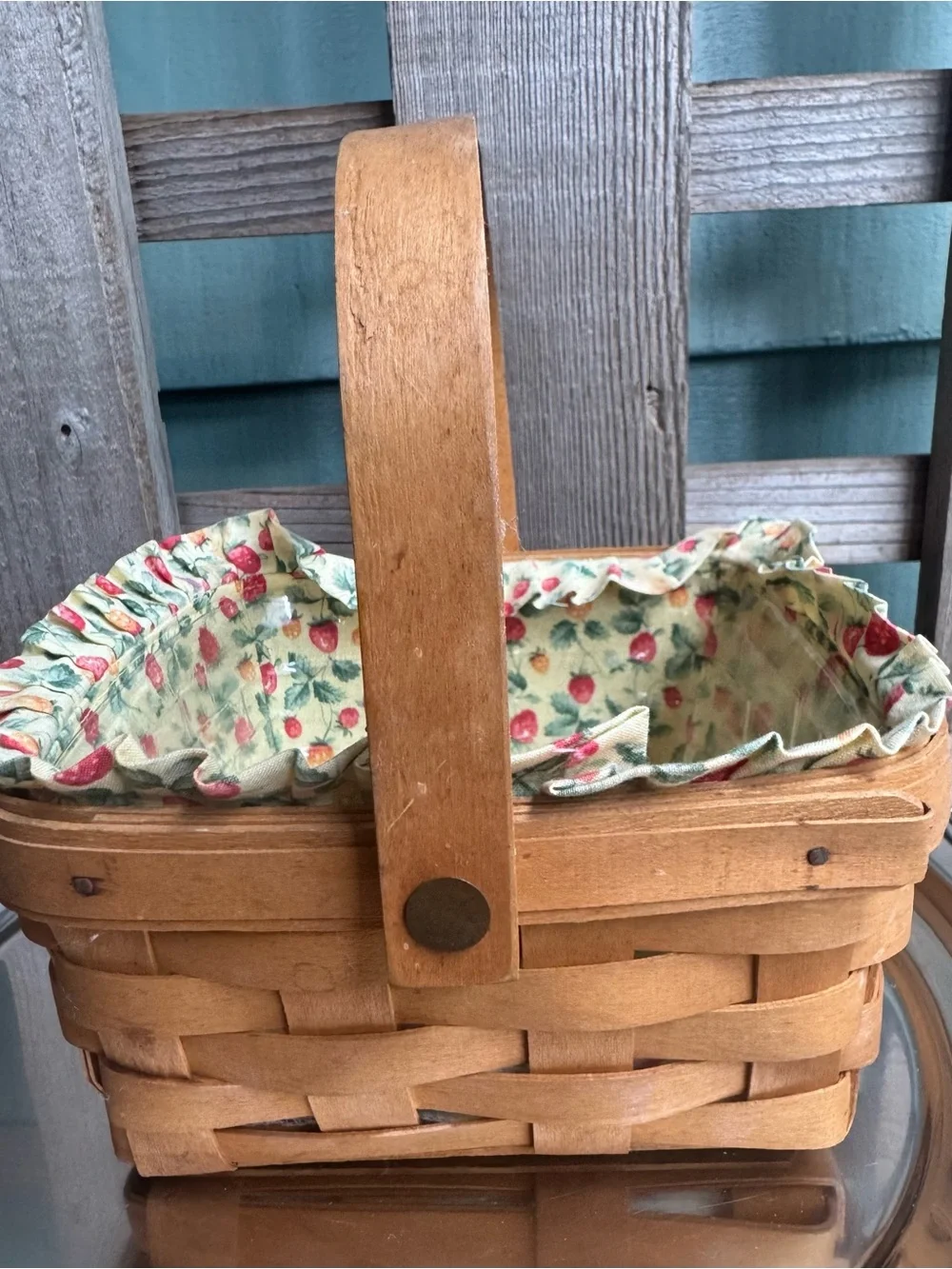 Longaberger 2000 Troy Strawberry Festival Commemorative Basket